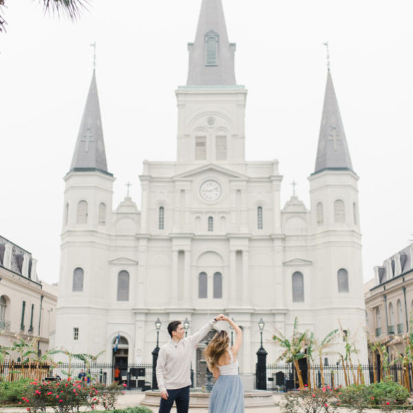 New Orleans Engagement Photos in the French Quarter