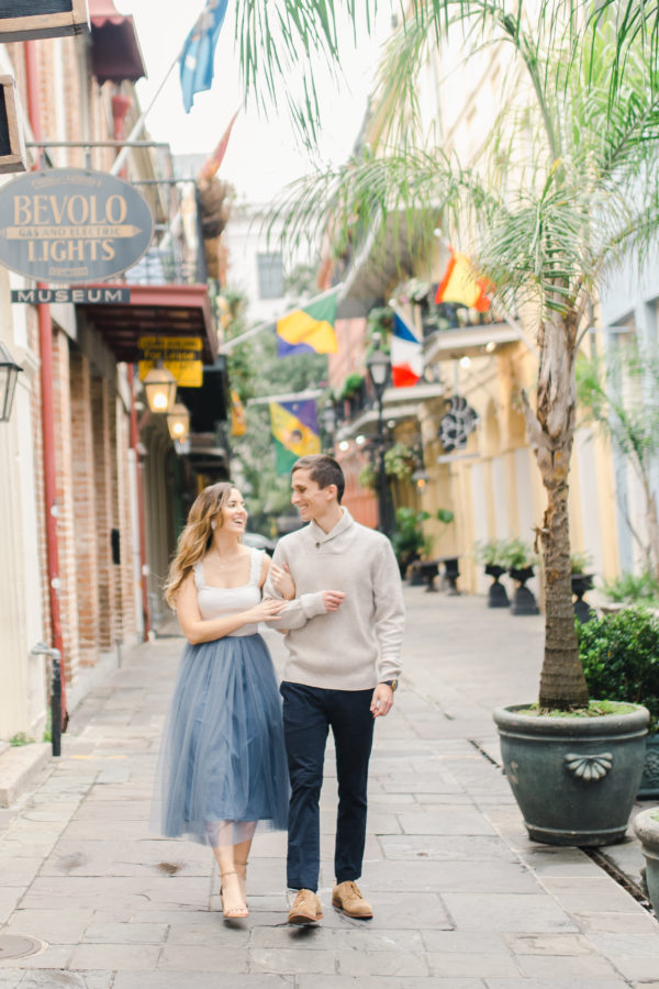 Exchange Alley | New Orleans Engagement Photos in the French Quarter