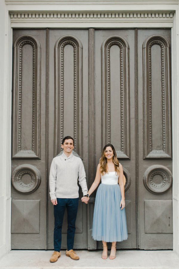 St. Louis Cathedral | New Orleans Engagement Photos in the French Quarter